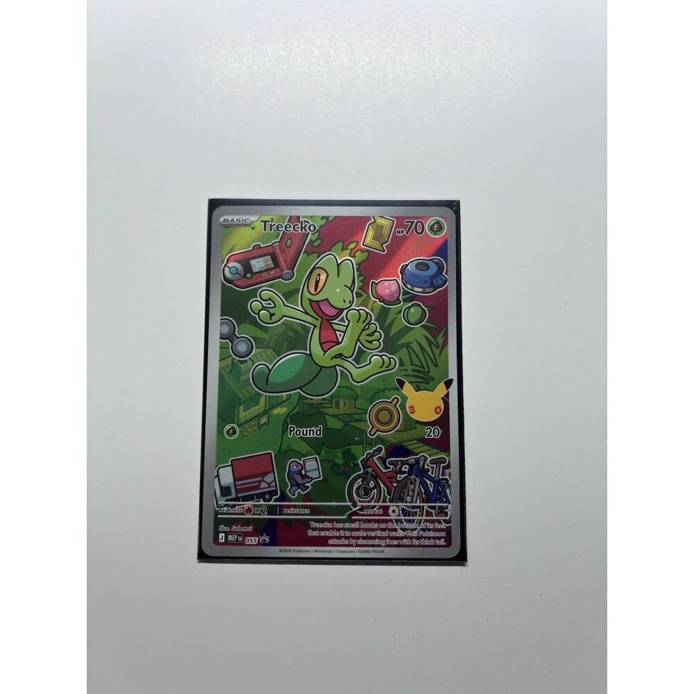 Treecko MEP 055 - NM First Partner Series 3 Illustration Rare Promo 30th Hoenn